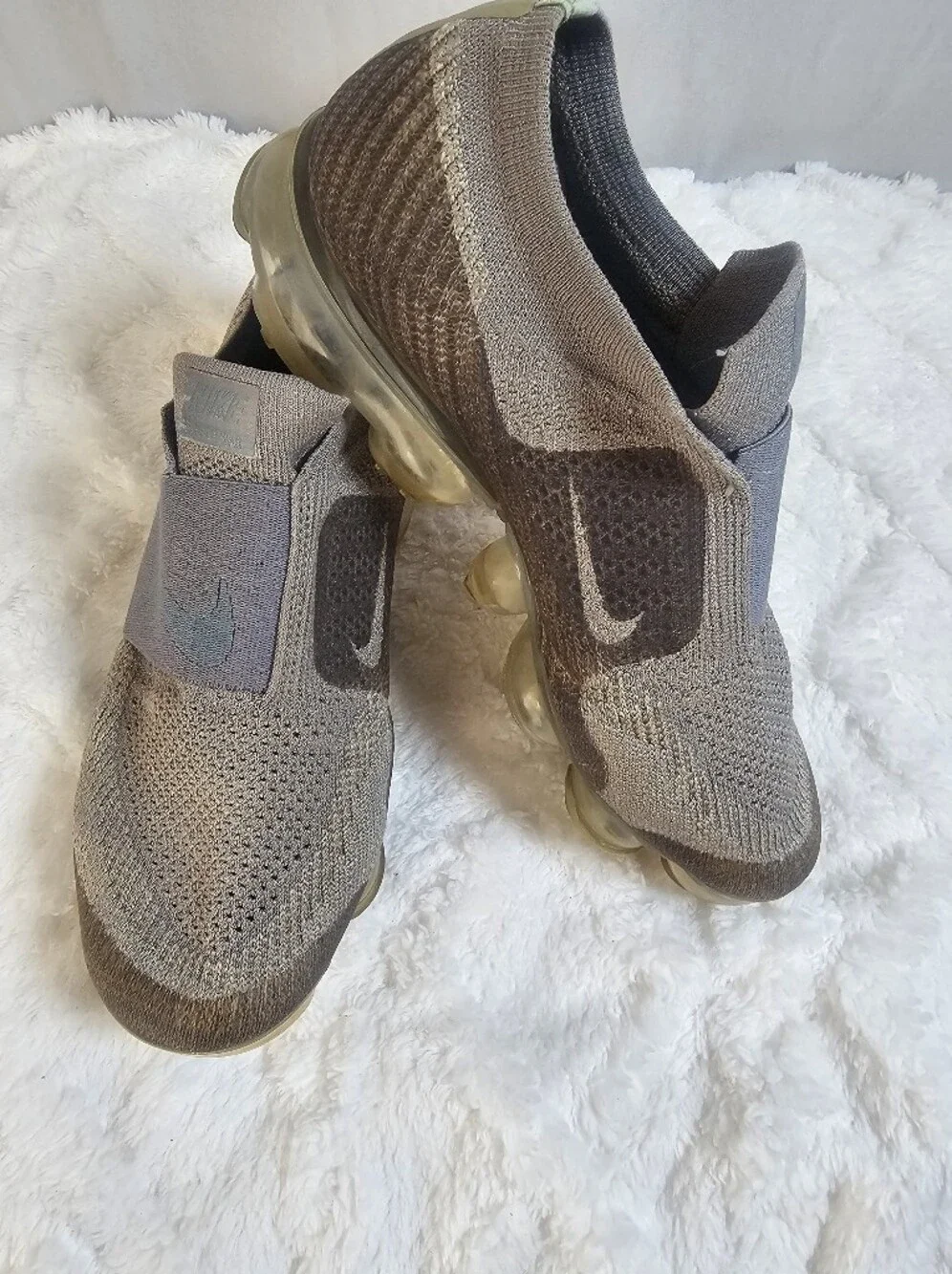 Nike Air VaporMax‎ Flyknit Moc - Dark Stucco Green (Women's Size 6.5)